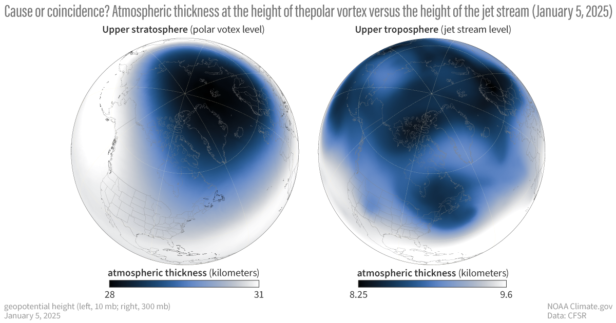 Is the polar vortex causing the U.S. cold air outbreak? NOAA Climate.gov