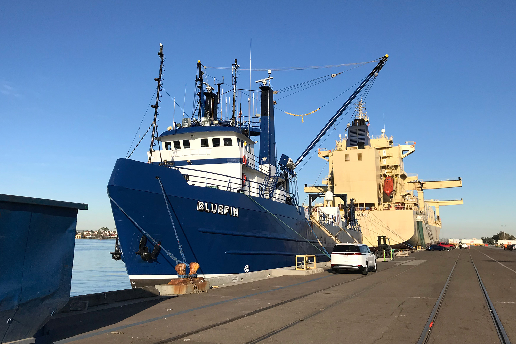 the M/V Bluefin ship