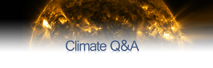 Sun and Climate Q&amp;A Banner