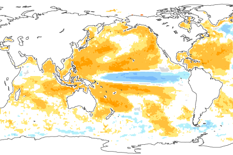 April 2016 El Niño/La Niña update: What goes up…