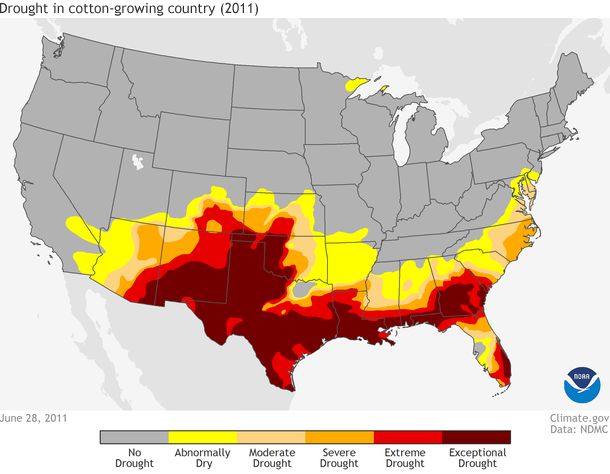 2011 drought map