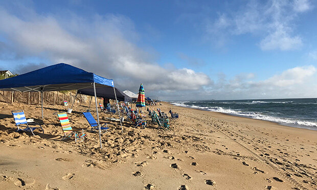 Beach scene