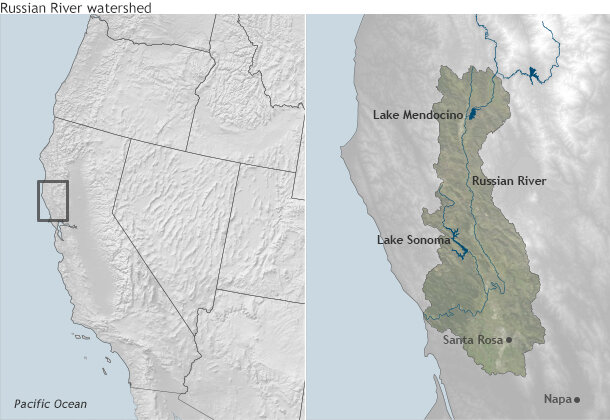 Russian River watershed