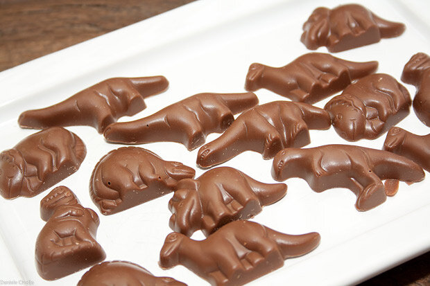 Chocolate dinosaurs