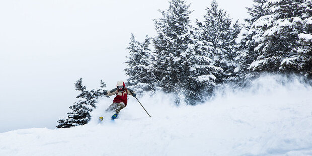 Skier at Jackson Hole