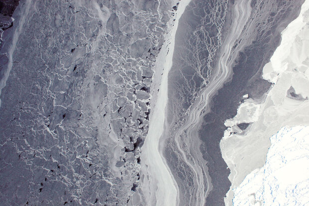Sea ice detail image