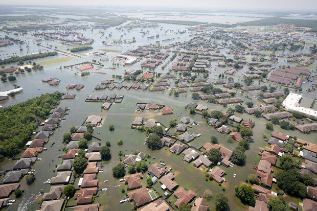 Flooded neighborhood