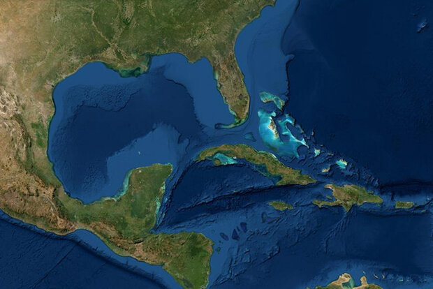 Caribbean map