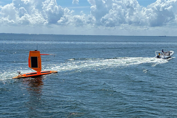 Saildrone launch