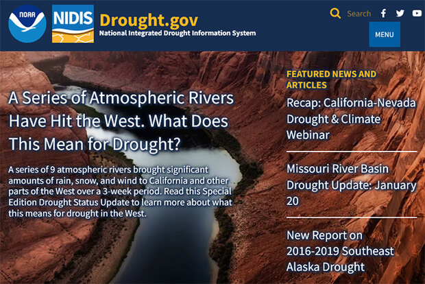 Drought.gov screenshot