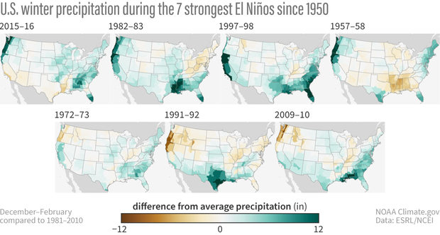Maps of U.S. precipitation