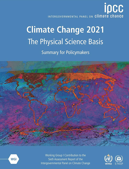IPCC Sixth Assessment report cover