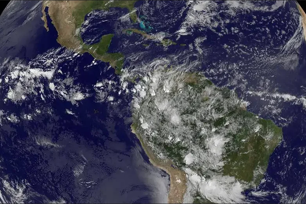 Satellite image of Earth