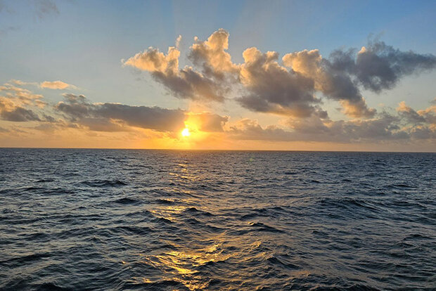 Ocean at sunset