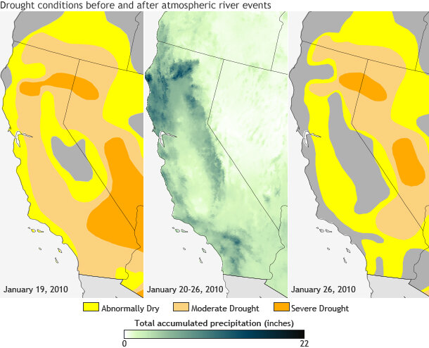 Drought, precip, drought abated