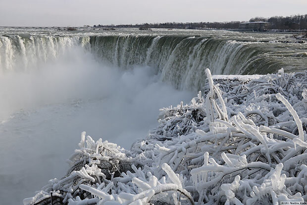 Niagara Falls in winter