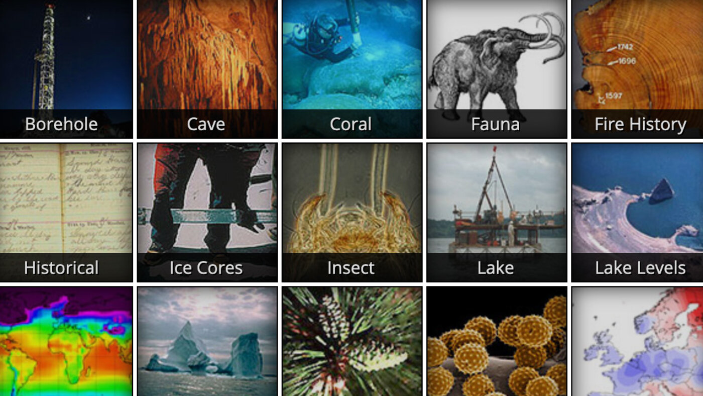 Natural records of past climate - Maps, Visualizations, and Descriptive ...