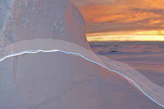 Map image for Arctic&#039;s winter ice extent is the smallest on record