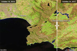 Thumbnail image for Tools & Interactives - Capetown reservoirs during drought