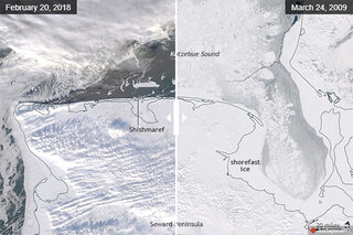 Thumbnail image for Tools & Interactives - Unusual lack of winter sea ice
