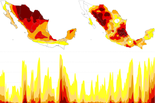Map image for Multi-year drought and heat waves across Mexico in 2024