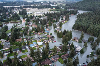 Map image for 2024 Glacial outburst flood near Juneau sets record for second year in a row