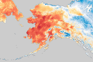 Map image for High temperatures smash all-time records in Alaska in early July 2019