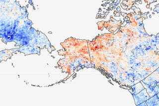 Map image for Alaska having September&#039;s Climate in October