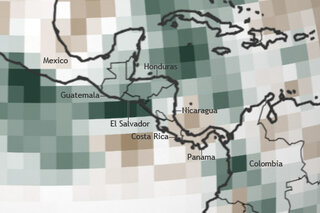 Map image for Torrential Rains in Central America