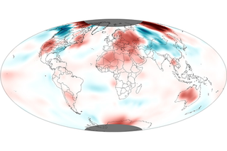 Map image for November 2012 Global Temperature Update