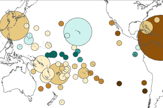 Map image for Warming may lead to freshwater stress on many islands around the world