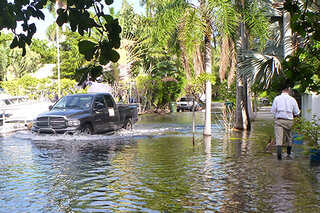 Map image for King tides cause flooding in Florida in fall 2017