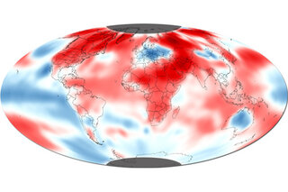Map image for Global Temperature Anomalies, October 2010