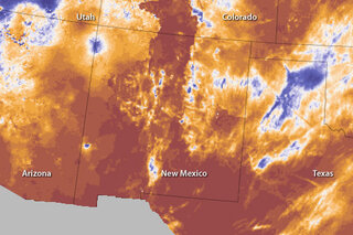 Map image for Dry Winter in the Southwest