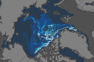 Map image for 2018 Arctic Report Card: Less than 1 percent of Arctic ice has survived four or more summers