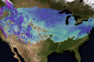 Map image for February 2010 Snow Depth