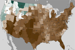 Map image for November 2012 U.S. climate update: word of the month is &quot;dry&quot;