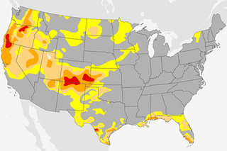 Map image for Drought emerges across the Pacific Northwest in spring 2020