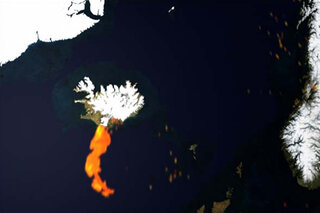 Map image for Monitoring the Eyjafjallajökull Eruption