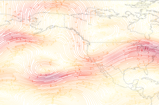 Map image for Wild weather on the West Coast in February 2018