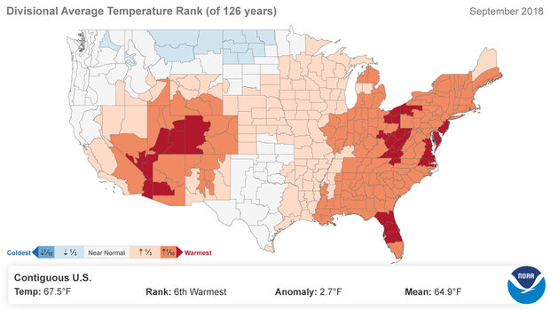 Example thumbnail image for Monthly Climate Conditions - Interactive Map