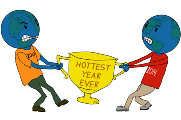 Hottest Year Ever Cartoon