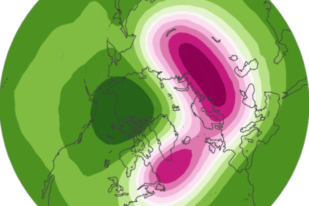 Polar vortex image