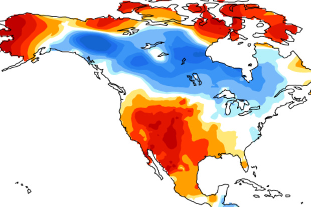 November 2017 temperature anomalies