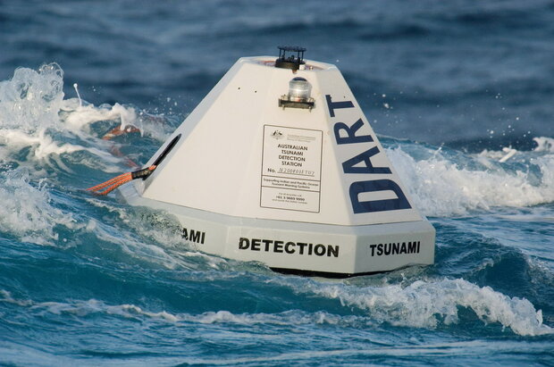 Photo of a next-generation DART buoy