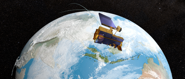 Satellite over Earth