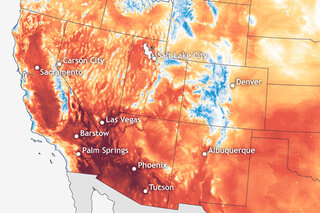 Map image for Record-breaking June 2021 heatwave impacts the U.S. West